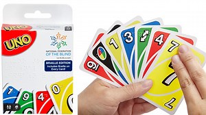 Mattel releases braille version of UNO to make card game more widely accessible