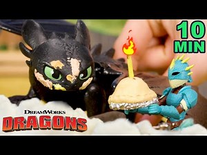 The BEST of Toothless! 🎂😂 How To Train Your Dragon Toy Play Stories