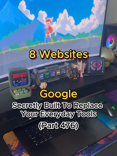 8 Free websites Google secretly built to replace your everyday tools (Part 467) Use these tools to increase your productivity or build your next business. #google #googletools #productivity #free