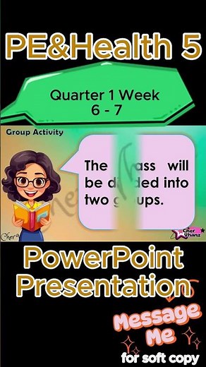 MAPEH 5 (PE and Health) Quarter 1 Week 6 - 7 - MATATAG PowerPoint Presentation