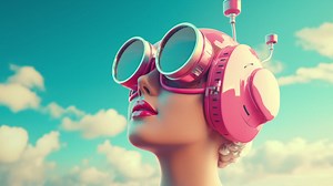 Women with vr headsets generative A.I | Free Stock Video Footage