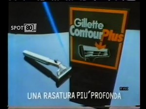 GILLETTE CONTOUR PLUS RASOIO (1986) Spot Anni 80