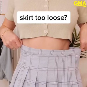 Is your skirt too loose? Try this hairpin hack! https://gma.abc/2ZzRteQ | Good Morning America
