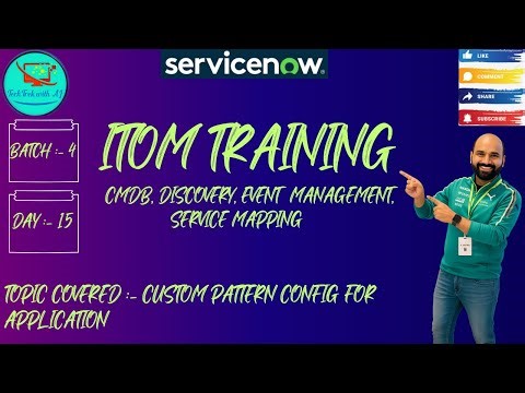 CIS - Discovery || Batch 4 || Day 15 || Custom Pattern Config for Application #itom #servicenow