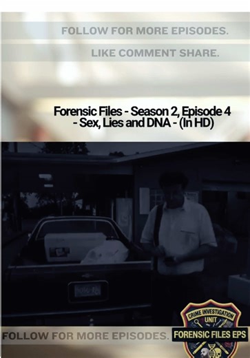 Forensic Files - Season 2, Episode 4 - Sex, Lies and DNA - (In HD) Part 1 Review Rating 9/10 Copyright Disclaimer: - Fair dealing for criticism, review or quotation is allowed for any type of copyright work. #forensics #forensicinvestigation #peterthomas #Crimelnvestigation #TrueCrime