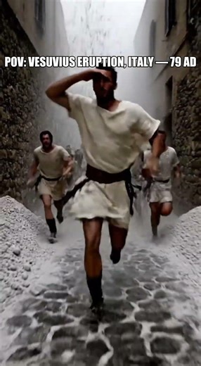 POV: The last days of Pompeii, Vesuvius eruption, Italy — 79 AD