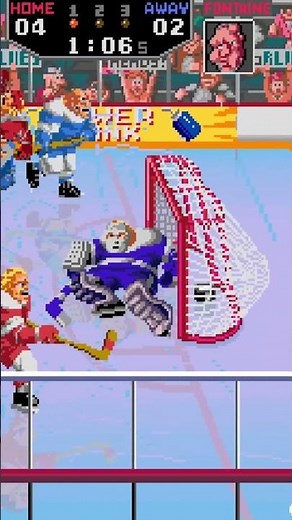 Hit the Ice Arcade Gameplay (The Video Hockey League)