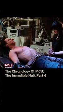The Chronology Of MCU: The Incredible Hulk Part 4 #marvel #abomination #theincrediblehulk