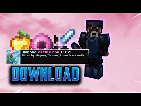 Diamond Spring Fall [16x] PVP Texture Pack release 🔥| 3+ skys | Minecraft Bedrock Edition MCPE/Win10