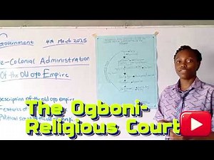 PRE-COLONIAL ADMINISTRATION IN YORUBA