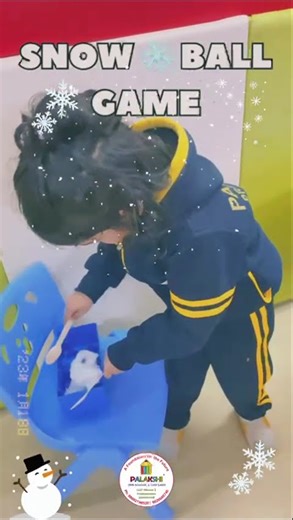 snow ball game ⛄❄️Group Youngster⭐ #youngsters #preschool #snowball #wintergames