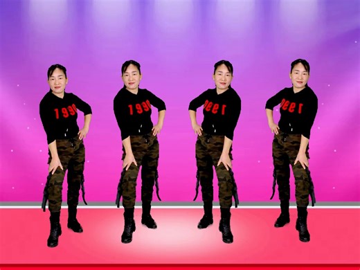 48步广场舞《听到就嗨》DJ版，爆火流行