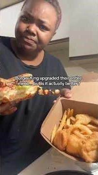 Trying Burger King’s “New & Improved” Fries, Nuggets, Onion Rings & Burger 👀 Honest Review