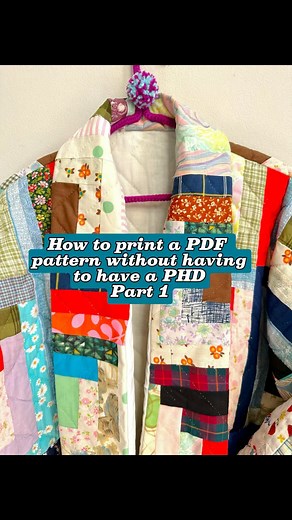 Printing a PDF digital sewing pattern for the first time can be a little scary, but it can also open your world to a lot of possibilities!! I hope this video might help make it a little easier. Please share any tips you have!!! Here are a couple more from me- 1. You will most likely have to do your downloading and printing from your computer instead of your phone. 2. I suggest downloading your instructions and saving them to your computer. There is no need to print - save your ink and paper! 3. 