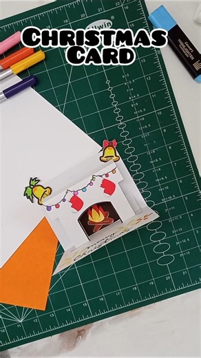 Easy DIY Christmas 🎄🎄Pop-Up Tree Card 🎅🎁| DIY Holiday Craft #ytshorts #shorts #craftideas