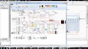 multisim四位补码乘法器booth算法