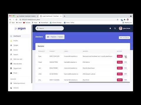 Hospital management System Full Project in Laravel 2021 | PHP Framework