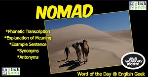 6.3K views · 134 reactions | Word of the Day - Nomad ✅Learn one word...