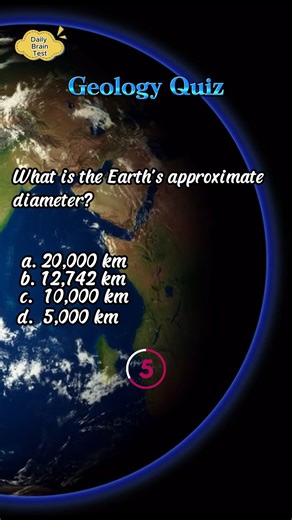 4.9K views · 130 reactions | Try to answer this short quiz to test your knowledge about Earth. Goodluck! #earth #worldwide #geology #knowledgeispower #educational | Daily Brain Quiz | Facebook