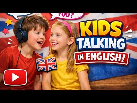 Two Kids Talking in English 👧🧒 | Simple Conversation for Beginners