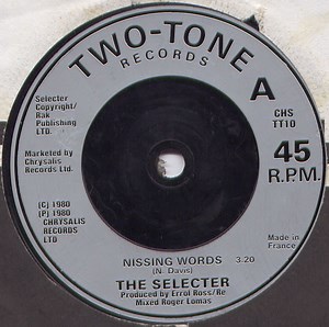 The Selecter - Missing Words