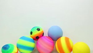 Colorful PVC Ball Playground High Bounce Rainbow Beach Ball Volleyball Football Inflatable Sports Toy Balls for Kids