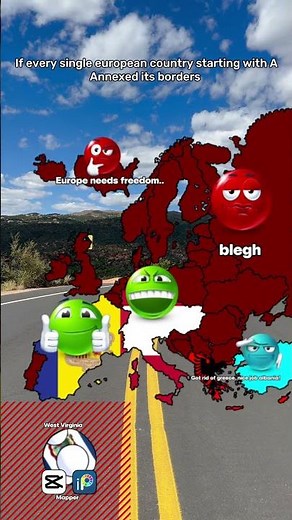 If every country starting with A annexed its borders.