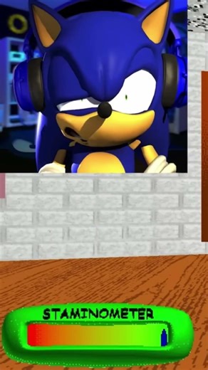 What sonic do’s when baldi says you can’t hide from me?