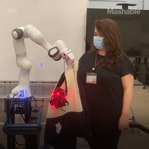 14K views · 67 reactions | This delicate robot is learning how to help people get dressed. | Mashable | Facebook