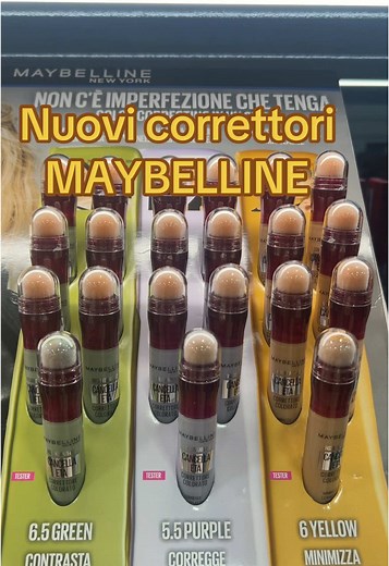 Nuovi correttori Cancella Età di Maybelline