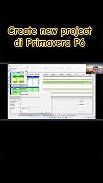 Cara menambah new project di Primavera P6 #pmprodigy #primaverap6 #p6 #projectmanagement