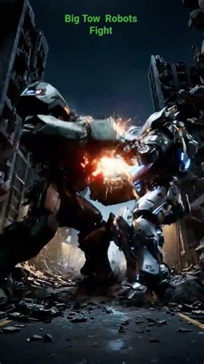 Big tow Robots sunder Fighting