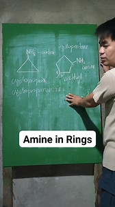 Amine in Rings #tutorial | Junrick Mate Vacal
