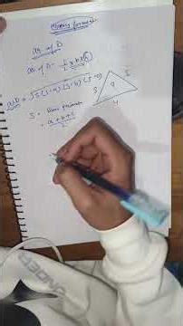 Heron's Formula in simplest way #maths #mathsolutions #herons_formula #mathematics