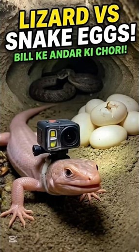 Lizard vs Snake Eggs: The Secret Tunnel 😲🐍🦎🥚..