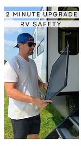 ⚠️ RV Safety ⚠️ Nearly 5 years of full-time RV life with kids and pets has taught us many things… like the fact that the standard RV door screen is basically a suggestion, not a barrier. One excited dog or one curious kid and—poof—it’s gone. The easiest 2‑minute upgrade we’ve ever done? ✅️ Screen defender ✅️ 2 min install ✅️ More secure It keeps little hands and paws safe, protects your door, and saves you from those “well… that’s broken now” moments we all know too well. We grabbed ours from @e