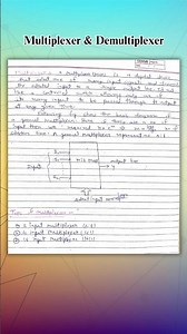 Multiplexer and Demultiplexer #shorts