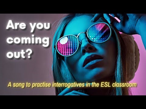 Study QUESTIONS with this upbeat EDM song in ESL class