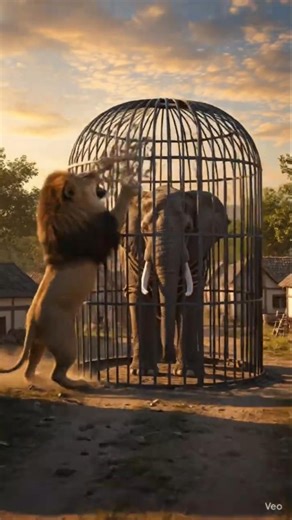 “हाथी रो रहा था… फिर शेर ने जो किया 😳🔥”#ytshorts #shorts #asmr #asmcartoonstudio #ai