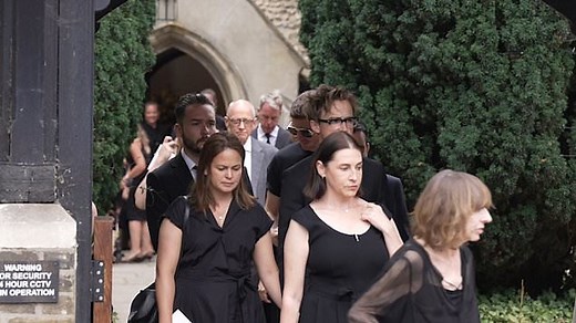 Mourners leave Dame Deborah James' funeral