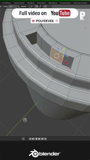 Starbucks Coffee Cup Modeling in Blender #blender #polyeevee #tutorial