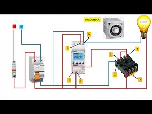 HOW TO INSTALL THE OMRON H3CR A8 TIME DELAY RELAY WITH THE TIMER