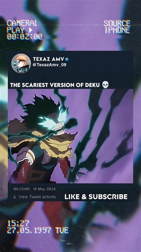 The Scariest Version of Deku 💀#myheroacademia #mha #mhaedit #anime #animeedit #deku #shorts