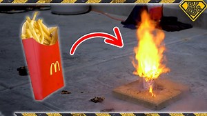 Here's what happened when we mixed liquid oxygen with fast food