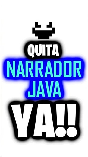 #datwinxd 🌮👽🍸Como desactivar el narrador de minecraft JAVA 👽👌