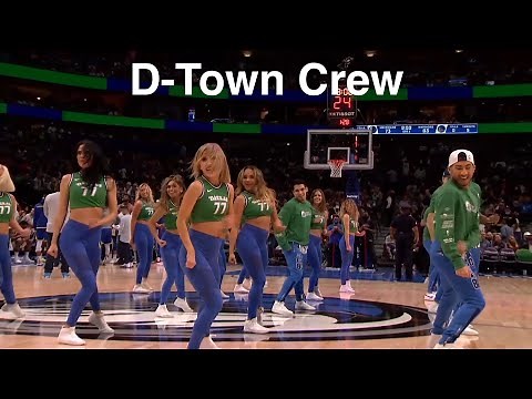 Dallas Mavs D-Town Crew (Dallas Mavericks Dancers) - NBA Dancers - 3/3/2022 dance performance