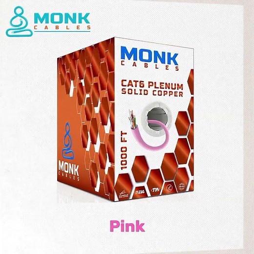 Pick Your Perfect Ethernet Cable Color – Monk Cables 1000ft Bulk Cat6 & Cat6A