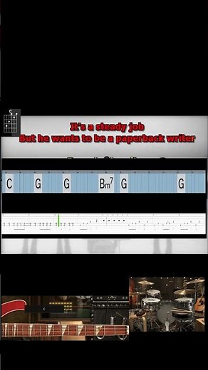 Paperback Writer Beatles Mizo all Vocals lyrics chords tabs version 2025