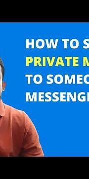 How to Send a Private Message on Messenger | Mobile Video