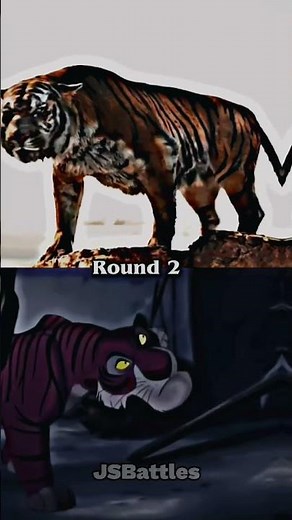 Shere Khan (animated) vs Shere Khan (live action)